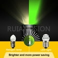 thumbnail image 5 of Ruiandsion 10pcs E10 LED Bulb Flashlight Torch for Home Bedroom Decor Lights 110V Green, 5 of 7