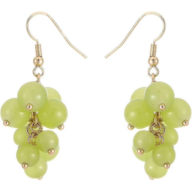 Pendientes Colgantes Yashi con Forma de Fruta Creativa y Cristales Brillantes