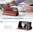 thumbnail image 3 of Nalacover for Samsung Galaxy A53 5G Wallet Case, Vintage PU Leather Book Folding Folio Case with Credit Card Slots Hidden Magnetic Closure Flip Kickstand Shockproof Slim Phone Case,Brown, 3 of 8