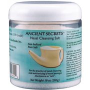 Ancient Secrets Nasal Cleansing Pot Salt, 10 OZ (Pack of 2)