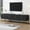 Black+Gold, variant on TV Stand For 80+ Inch TV, Modern Minimalist Multi-functional TV Stand with Storage Cabinets, Entertainment Center Console Table with Metal Handles & Legs For Living Room