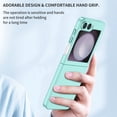 thumbnail image 6 of Designed for Samsung Galaxy Z Flip 6 Case, Support Wireless Charging Hard PC Slim Shockproof Drop Protective Skin Friendly Thin Fit Phone Case for Samsung Galaxy Z Flip 6, Skyblue, 6 of 6