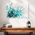 thumbnail image 2 of Elephant Stock Turquoise Dynamic Abstract Wall Art - Horizontal Canvas Wall Art - Living Room Wall Decor - Abstract Canvas - Teal And Turquoise Decor - 24" x 16", 2 of 8