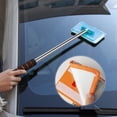 thumbnail image 5 of Aonity 1X Defogging Brush， Car Glass Cleaning Tool Car Cleaning Glass Washing Brush Window Cleaner Tool with Extendable Handle and Reusable Microfiber Pad Removable Car Glass Kit Car Cleaning Tools, 5 of 7