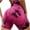 Hot Pink, variant on uublik Bike Shorts Women Super Soft Tie Dye Butt Lifting Yoga Shorts Coffee