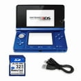 thumbnail image 1 of Nintendo - 3DS Game Console with RetroFam 32GB SD - Cobalt Blue (Refurbished), 1 of 5
