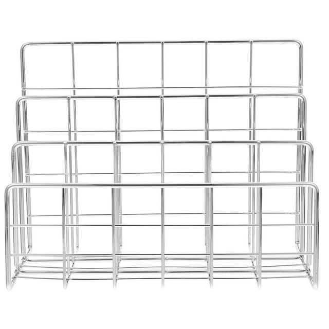 KAKOWELY Desktop Mail Organizer File Holder Desk File Organizer File Holder Mail Organizer Mail Holder Countertop Desktop Mail Organizer Notebook Organizer For Desk,6.89X"X5.51"X3.35"