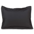 thumbnail image 1 of Smoothweave Tailored European Sham in Black, 1 of 5