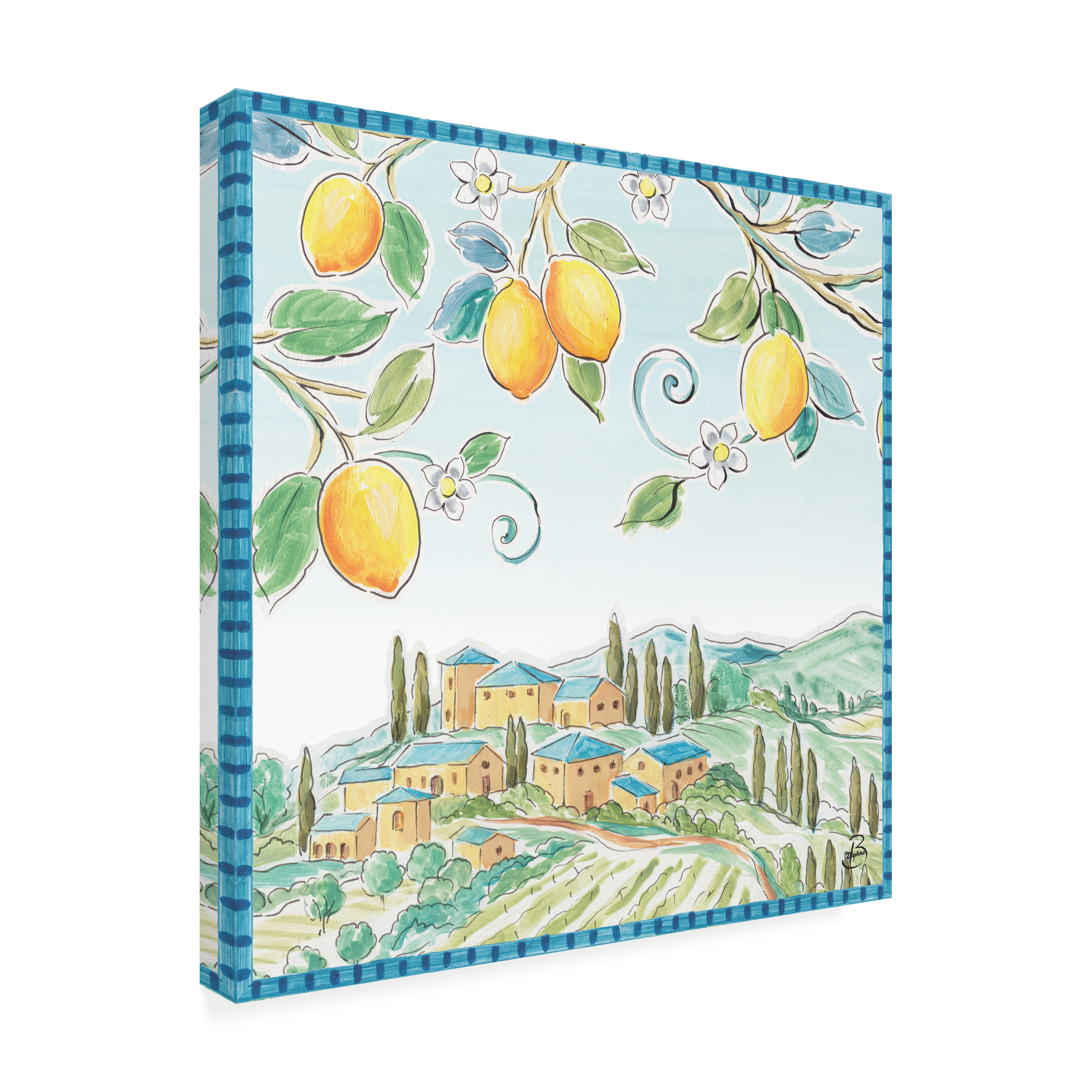 Trademark Fine Art 'Mediterranean Breeze IX' Canvas Art by Daphne Brissonnet