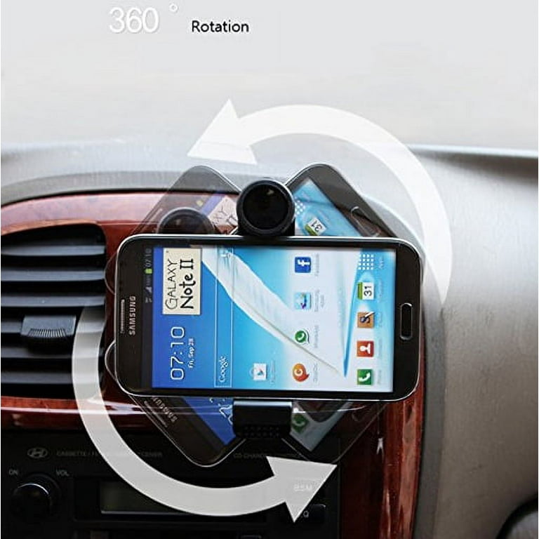 iPhone 8 PLUS Car Mount AC Air Vent Phone Holder Rotating Cradle Swivel  Dock Red K4K 