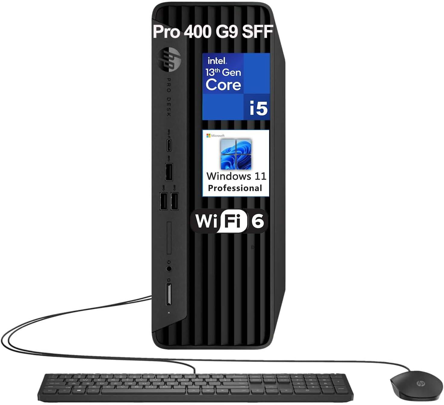 HP ProDesk 400 G9 SFF Business Desktop Computer, 13th Gen