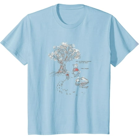 

Winnie The Pooh & Piglet Always Friends Forever Youth T-Shirt for Boy Girl Kids Toddler Light Blue Color Size 4T