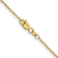 thumbnail image 2 of Auriga Fine Jewelry 14K Yellow Gold 0.95mm Twisted Box Chain Necklace for Women 16", 2 of 6