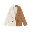 thumbnail image 5 of Chaqueta de abrigo de imitación cálida para mujer a la moda, abrigo de manga larga con botones de invierno Fridja  BV0+2162, 5 of 5
