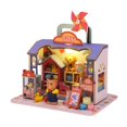 thumbnail image 2 of Casa de Muñecas de Madera DIY Baoblaze con Luces en miniatura, 2 of 8