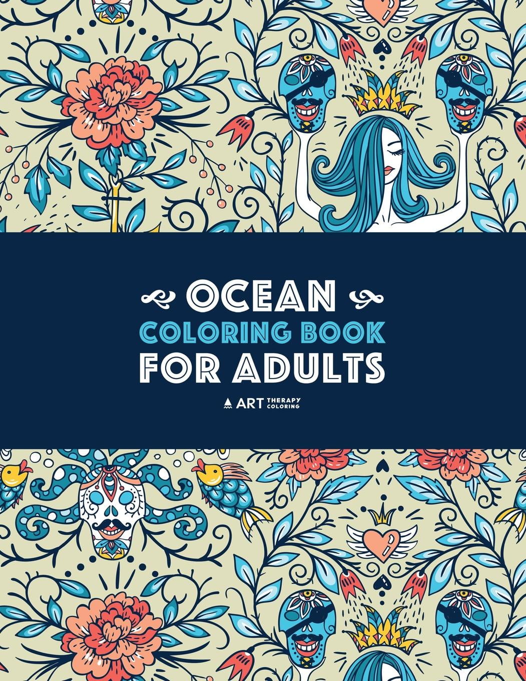 Download Ocean Coloring Book For Adults Walmart Com Walmart Com