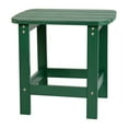 thumbnail image 2 of Merrick Lane Poly Resin Indoor/Outdoor All-Weather Adirondack Side Table in Green, 2 of 12