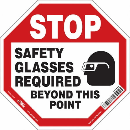 

Condor Safety Sign 18 inx18 in Vinyl 467A89 467A89 ZO-G5223403