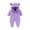 Purple, variant on Puawkoer Baby Footie Boy Clothes Easter Snowsuit Winter onesie Cartoon Baby Boy Rompers 6-9 Months Bear Warm Hooded Outfits Bonds Baby Clothes for Girls Bo
