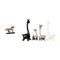 thumbnail image 1 of Figura decorativa de cerámica de jirafa, pieza de colección, adorno para escritorio, estantería, mueble de sala de estar, decoración del hogar., 1 of 8