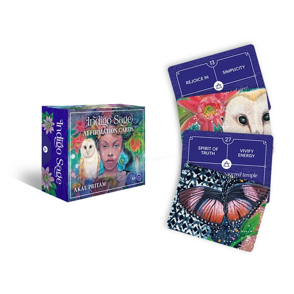 Rockpool Mini Cards: Indigo Sage : Affirmation cards (Cards)