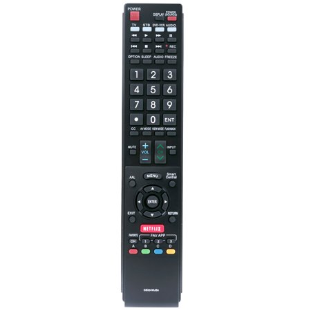 Replace Remote for Sharp AQUOS TV LC-52C6400 LC-52C6400U LC-52LE640U LC-60C6400