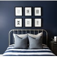 thumbnail image 6 of Kate and Laurel Calter Geometric Abstract Framed Art Prints, 1.46 in x 12.4 in, Set of 6, 6 of 6