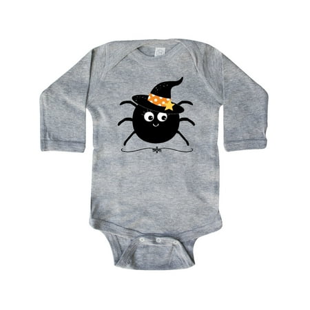 

Inktastic Halloween Witch Spider Gift Baby Girl Long Sleeve Bodysuit