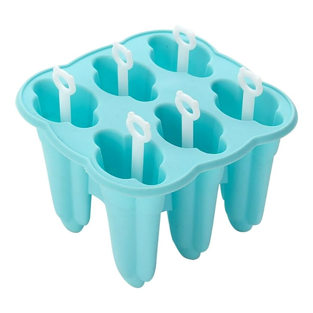 SMihono Kitchen Organizers and Storage Diy Silicone Ice Cream Mould 6 With Ice Cream Popsicle Silicone Mould Kitchen Gadgets Must Have 2023