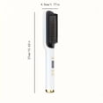 thumbnail image 3 of ZHICHUN Professional Ionic Hair Straightening Brush Fast Heating Ceramic Brush with LED Screen 30 Temperature Settings for Home Travel and Salon Use, 3 of 6