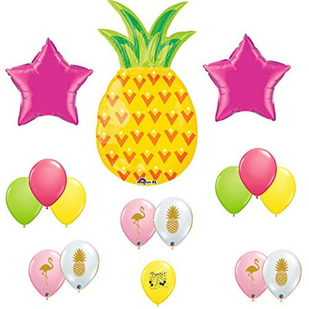 Flamingo Pineapple  Tropical Party  Supplies  Balloon 