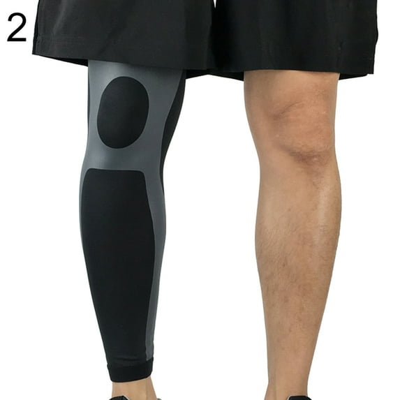Leg Sport Sleeve, 1 Pc Super Elastic Unisex Sport Basketball Anti-slip Compression Leg Sleeve