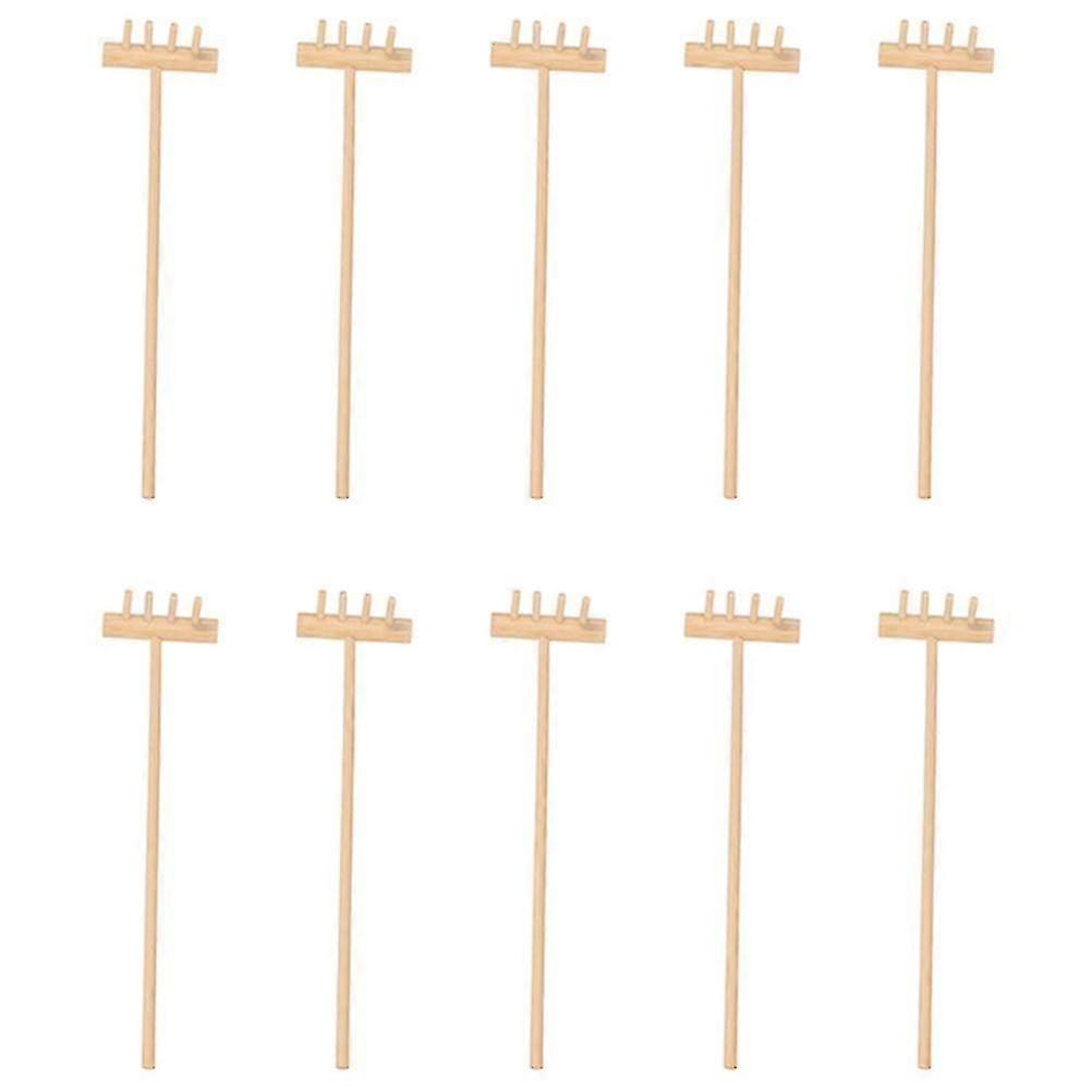 Desk Sand Rake 10 Pcs The Office Desk Decor Garden Sand Rakes Japanese Sandbox Rake ...
