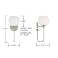 thumbnail image 2 of Capital Lighting 652111-548 Ansley 15" Tall Bathroom Sconce - Brass, 2 of 7