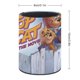 thumbnail image 2 of Don Gato-theme Cylinder Pen Holder Pencil Organizer with Flannel Lining PVC Leather Material Cardboard Base for study work 10*8CM, 2 of 6