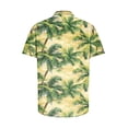 thumbnail image 5 of DJDLJWCJ Hawaiian Shirt for Men Short Sleeve, polo T Shirts Floral Print Hawaiian Shirts for Men Summer Beach Shirts Yellow S, 5 of 5