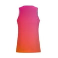 thumbnail image 6 of LODIENY Ombre Tank Tops for Men Big and Tall Athletic Fit Casual Sleeveless Tie Dye Gradient Color Print Basic Workout Tees Shirt Loose Fitness Gym T-Shirts Wine S, 6 of 7