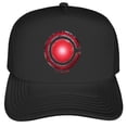 thumbnail image 2 of Justice League Cyborg Logo Foam Snapback Trucker Hat - Unisex for Men and Women, 2 of 5