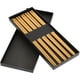 thumbnail image 1 of Juego de 5 Pares de Palillos de Madera de Estilo Chino, Regalo de Vajilla Artesanal para Familiares y Amigos, 1 of 7