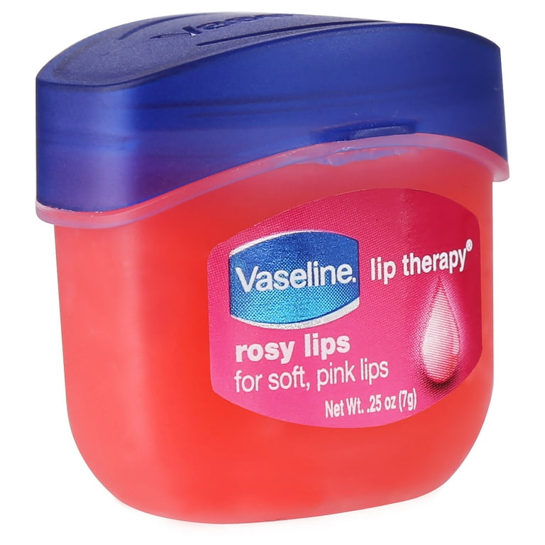 region Fancy dynamisk Vaseline Lip Therapy Tinted Lip Balm Mini, Rosy 0.25 oz - Walmart.com
