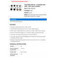 thumbnail image 2 of Front Brake Pad Set - Compatible with 2000 - 2001 Audi A6 Quattro, 2 of 2