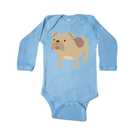 

Inktastic Bulldog Gift Baby Boy or Baby Girl Long Sleeve Bodysuit