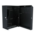 thumbnail image 3 of NavePoint 8U Vertical Server Rack Enclosure, Low Profile, 27.5" Deep, Max Weight Capacity 132lbs - 8U Network Cabinet Vertical Wall Mount, Perforated, Black, 3 of 4