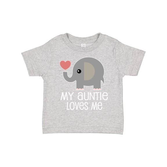 Inktastic My Auntie Loves Me Niece Boys or Girls Toddler T-Shirt