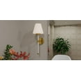 thumbnail image 4 of Quoizel Andrea 1-Light Brushed Gold Wall Sconce, 4 of 7