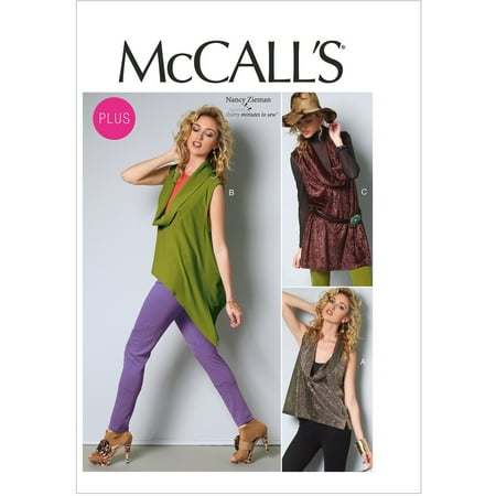 Misses'/Women's Tops and Tunic-RR (18W-20W-22W-24W) *SEWING PATTERN*