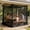 Black, variant on Extra-Large Outdoor Camping Mosquito Net – Polyester Mesh for Camping, Travel, Home, with 8 Hanging Loops