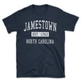 thumbnail image 1 of Jamestown North Carolina Classic Established Men's Cotton T-Shirt, 1 of 1