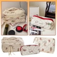 thumbnail image 4 of Estuche Organizador de maquillaje JShteea 3 uds Acolchado algodón para Mujeres y niñas, 4 of 9