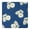 White-229, variant on Square Fitted Tablecloth Waterproof with Watercolor Daisy and Bee Print, Boho Chic Floral Cover for Patio Kitchen Picnic